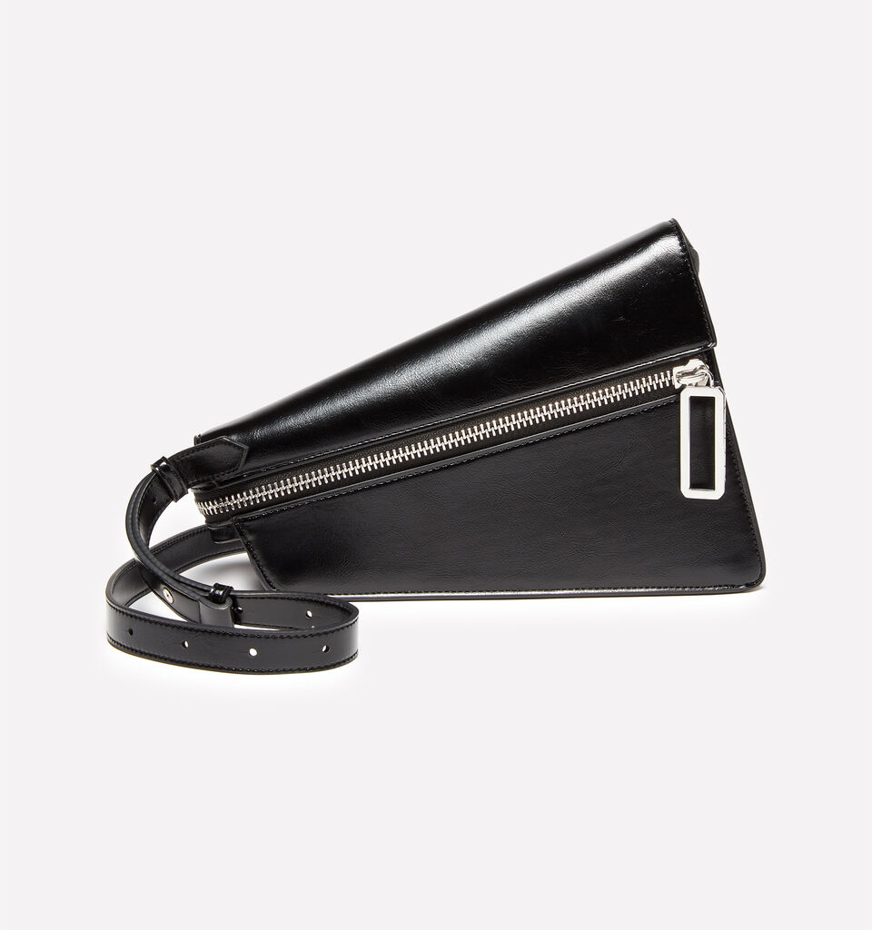 Black asymmetrical bag - null - Black | Sisley image number 1